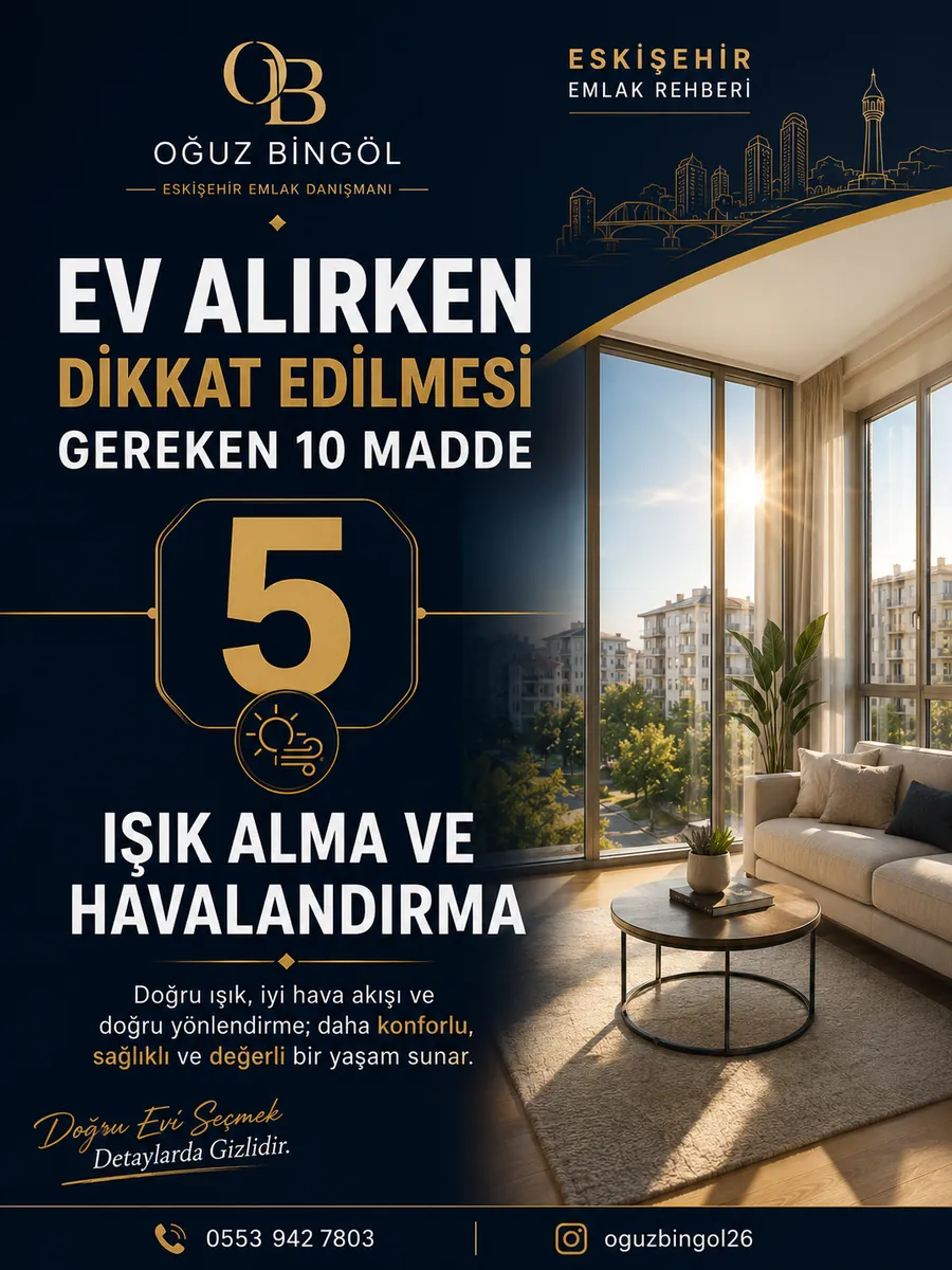 Ev alırken dikkat edilmesi gerekenler