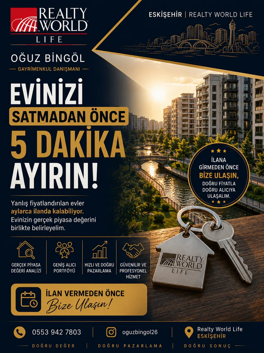Evinizi satmadan önce 5 dakika